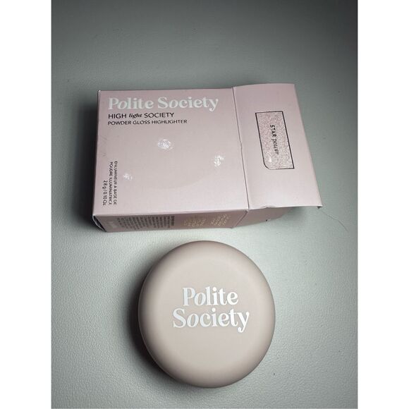 Polite Society Highlight Society Powder Gloss Highlighter Color:Star Power cool - Picture 1 of 7